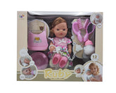 EPT1414685 Custom 12 Inch 12 Sounds Drinking Water Pee Baby Silicone Reborn Dressing Dolls Accessories Set